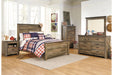 Trinell Brown Full Panel Bed - SET | B446-84 | B446-86 | B446-87 - Vega Furniture