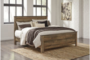 Trinell Brown King Panel Bed - SET | B446-56 | B446-58 | B446-97 - Vega Furniture