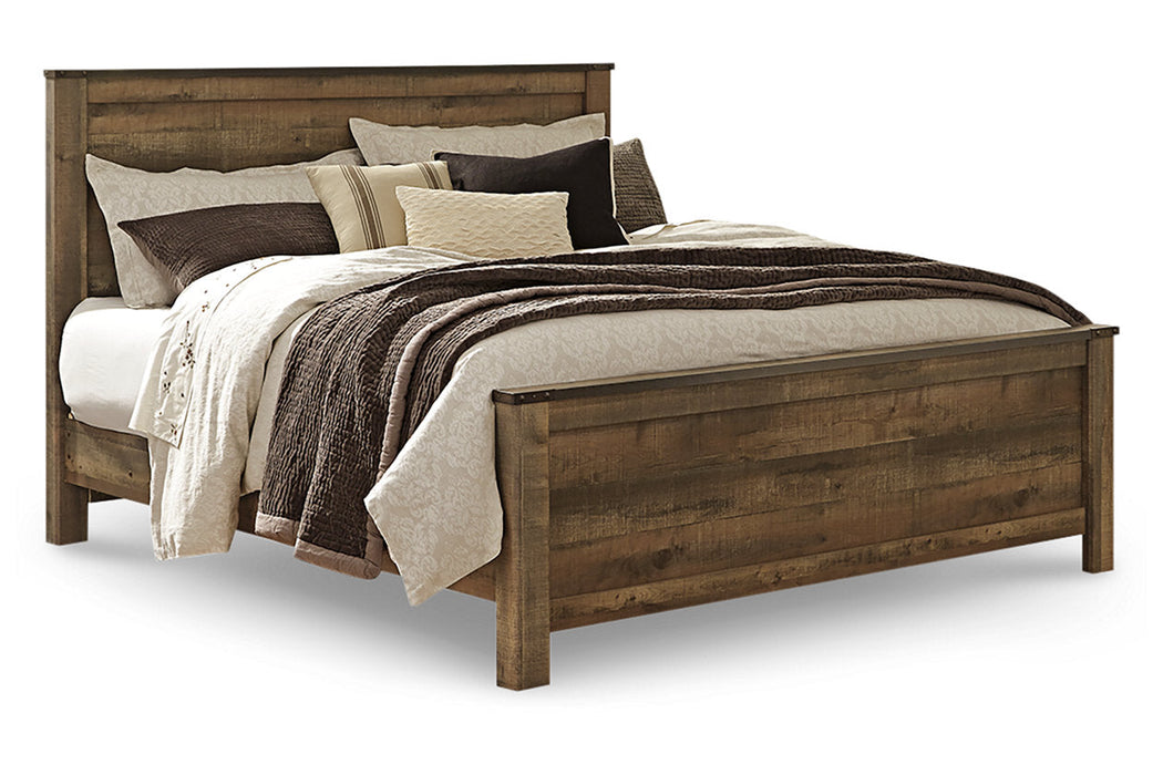 Trinell Brown King Panel Bed - SET | B446-56 | B446-58 | B446-97 - Vega Furniture