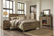 Trinell Brown King Panel Bed - SET | B446-56 | B446-58 | B446-97 - Vega Furniture