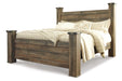 Trinell Brown King Poster Bed - SET | B446-61 | B446-66 | B446-68 | B446-99 - Vega Furniture