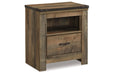 Trinell Brown Nightstand - B446-91 - Vega Furniture