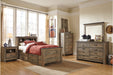 Trinell Brown Twin Bookcase Bed with 2 Storage Drawers - SET | B100-11 | B446-50 | B446-52 | B446-63 - Vega Furniture