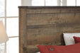 Trinell Brown Twin Panel Bed with 1 Large Storage Drawer - SET | B100-11 | B446-52 | B446-53 | B446-60 | B446-83 - Vega Furniture