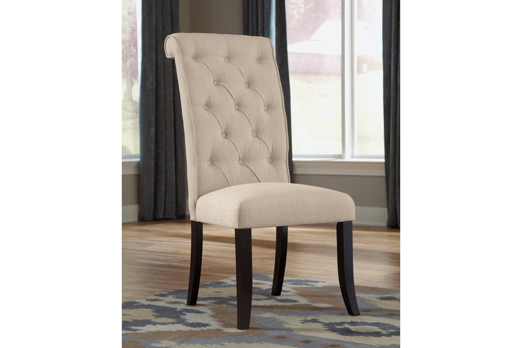 Tripton Linen Dining Chair, Set of 2 - D530-01 - Vega Furniture