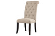 Tripton Linen Dining Chair, Set of 2 - D530-01 - Vega Furniture