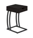 Troy Cappuccino Accent Table with Power Outlet - 900578 - Vega Furniture