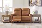 Tryanny Butterscotch Power Reclining Loveseat - U9370414 - Vega Furniture