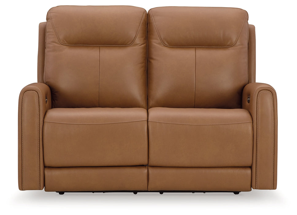 Tryanny Butterscotch Power Reclining Loveseat - U9370414 - Vega Furniture