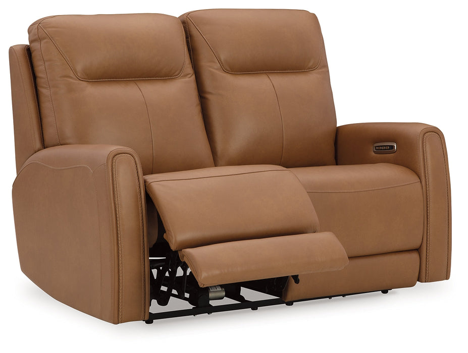 Tryanny Butterscotch Power Reclining Loveseat - U9370414 - Vega Furniture