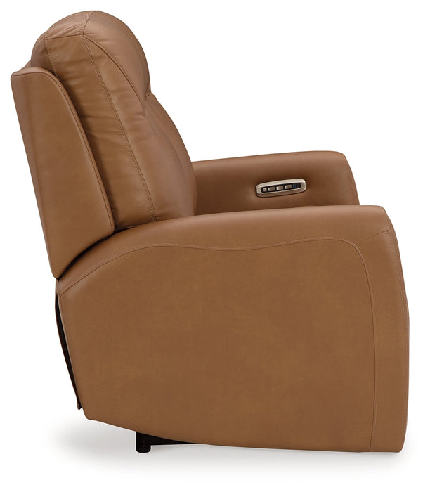 Tryanny Butterscotch Power Reclining Loveseat - U9370414 - Vega Furniture