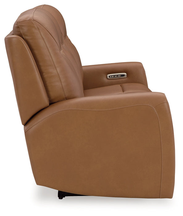 Tryanny Butterscotch Power Reclining Sofa - U9370415 - Vega Furniture