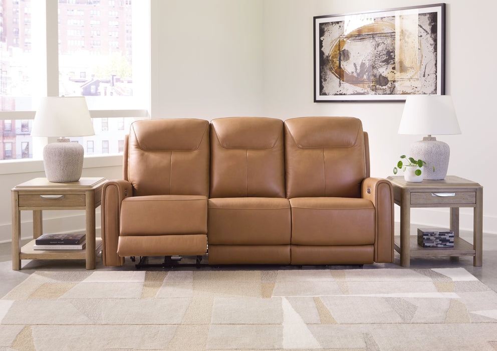 Tryanny Butterscotch Power Reclining Sofa - U9370415 - Vega Furniture