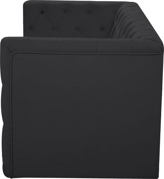 Tuft Black Velvet Modular 70" Sofa - 680Black-S70 - Vega Furniture