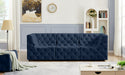 Tuft Blue Velvet Modular 99" Sofa - 680Navy-S99 - Vega Furniture