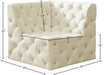 Tuft Cream Velvet Modular Corner Chair - 680Cream-Corner - Vega Furniture