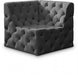 Tuft Grey Velvet Modular Corner Chair - 680Grey-Corner - Vega Furniture