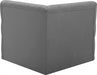 Tuft Grey Velvet Modular Corner Chair - 680Grey-Corner - Vega Furniture