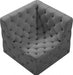 Tuft Grey Velvet Modular Corner Chair - 680Grey-Corner - Vega Furniture