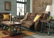 Tulen Chocolate Reclining Living Room Set - SET | 9860588 | 9860586 - Vega Furniture