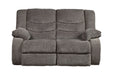 Tulen Gray Reclining Loveseat - 9860686 - Vega Furniture