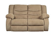 Tulen Mocha Reclining Loveseat - 9860486 - Vega Furniture