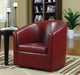 Turner Red Upholstery Sloped Arm Accent Swivel Chair - 902099 - Vega Furniture