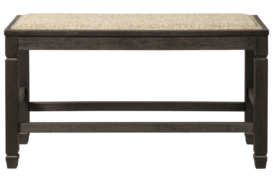 Tyler Creek Antique Black Counter Height Bench - D736-09 - Vega Furniture