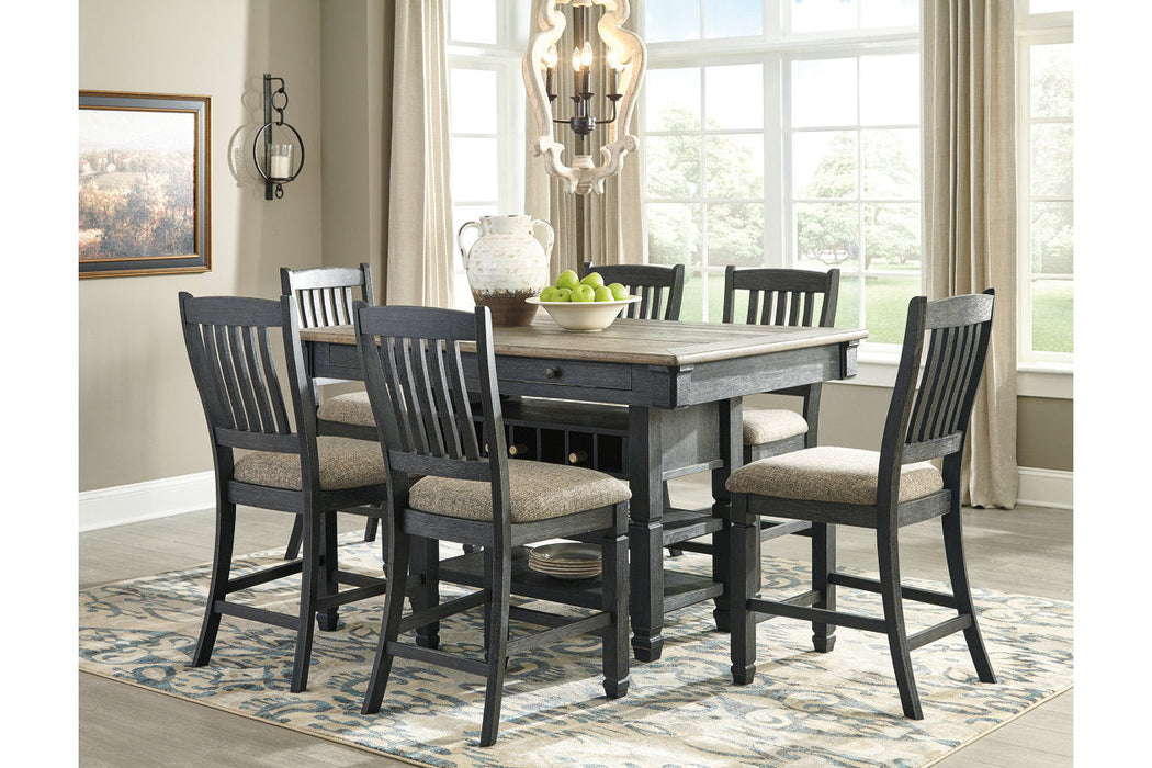 Tyler Creek Black/Gray Counter Height Dining Table - D736-32 - Vega Furniture