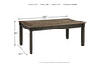 Tyler Creek Black/Gray Dining Table - D736-25 - Vega Furniture