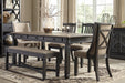 Tyler Creek Black/Gray Dining Table - D736-25 - Vega Furniture