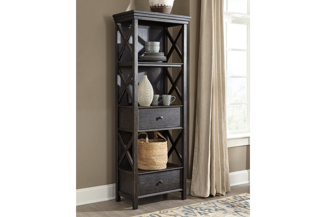 Tyler Creek Black/Gray Display Cabinet - D736-76 - Vega Furniture