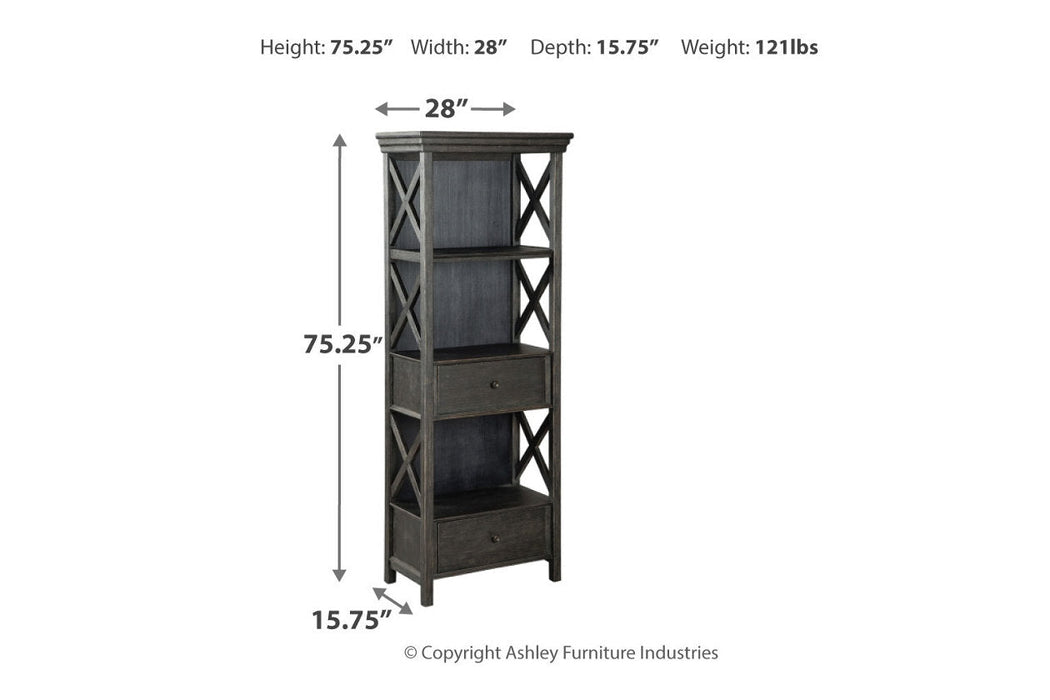 Tyler Creek Black/Gray Display Cabinet - D736-76 - Vega Furniture