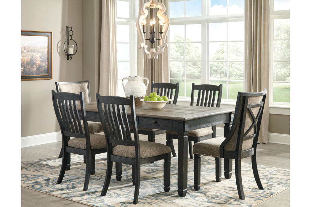 Tyler Creek Black/Grayish Brown Dining Chair, Set of 2 - D736-01 - Vega Furniture