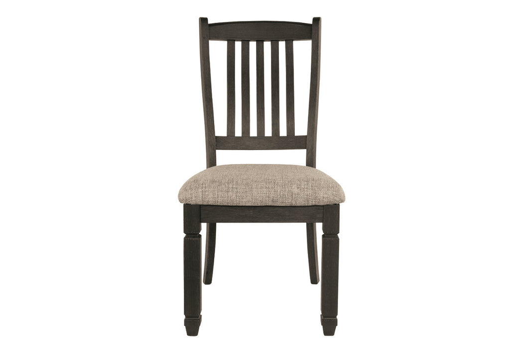 Tyler Creek Black/Grayish Brown Dining Chair, Set of 2 - D736-01 - Vega Furniture