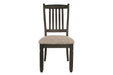 Tyler Creek Black/Grayish Brown Dining Chair, Set of 2 - D736-01 - Vega Furniture