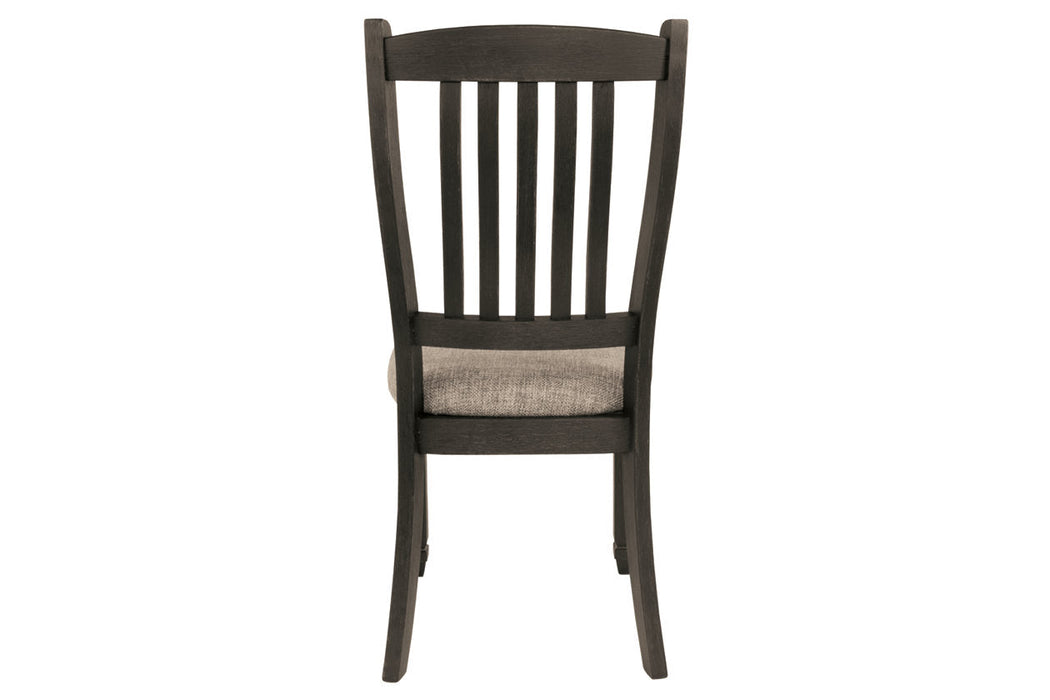 Tyler Creek Black/Grayish Brown Dining Chair, Set of 2 - D736-01 - Vega Furniture