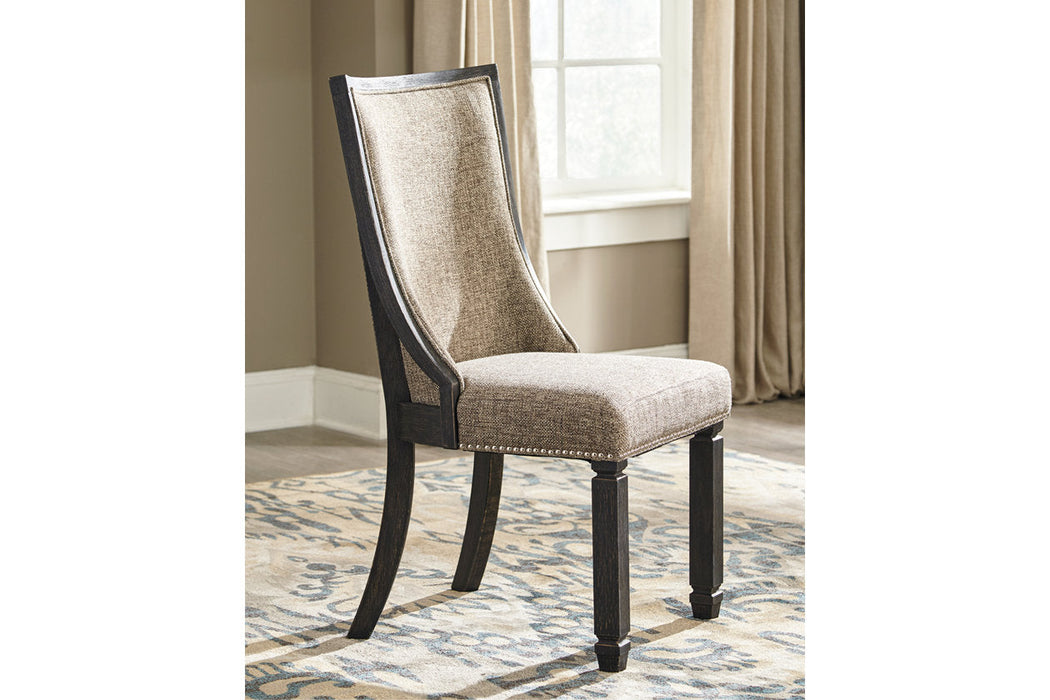 Tyler Creek Black/Grayish Brown Dining Chair, Set of 2 - D736-02 - Vega Furniture