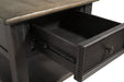 Tyler Creek Grayish Brown/Black End Table - T736-3 - Vega Furniture