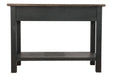 Tyler Creek Grayish Brown/Black Sofa/Console Table - T736-4 - Vega Furniture