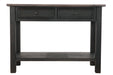 Tyler Creek Grayish Brown/Black Sofa/Console Table - T736-4 - Vega Furniture