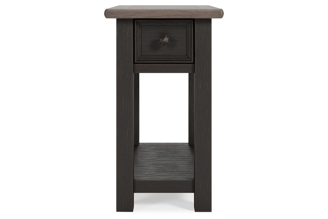 Tyler Creek Two-tone Chairside End Table - T736-107 - Vega Furniture