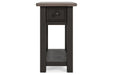 Tyler Creek Two-tone Chairside End Table - T736-107 - Vega Furniture