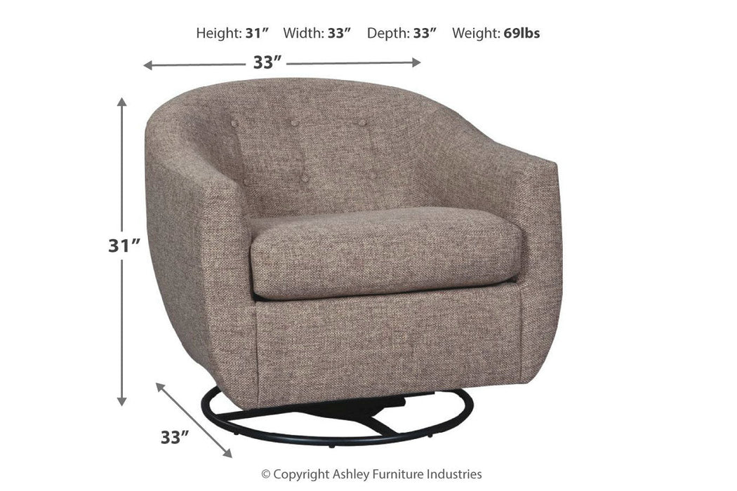 Upshur Taupe Accent Chair - A3000003 - Vega Furniture