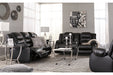 Vacherie Black Reclining Loveseat with Console - 7930894 - Vega Furniture