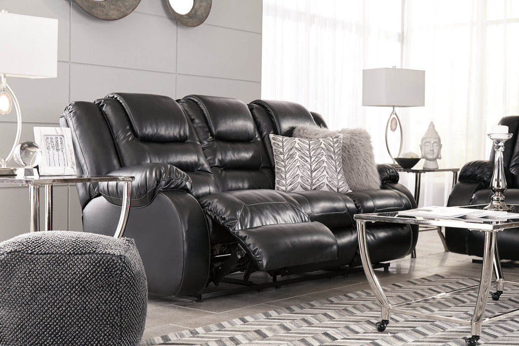 Vacherie Black Reclining Sofa - 7930888 - Vega Furniture