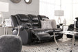 Vacherie Black Reclining Sofa - 7930888 - Vega Furniture