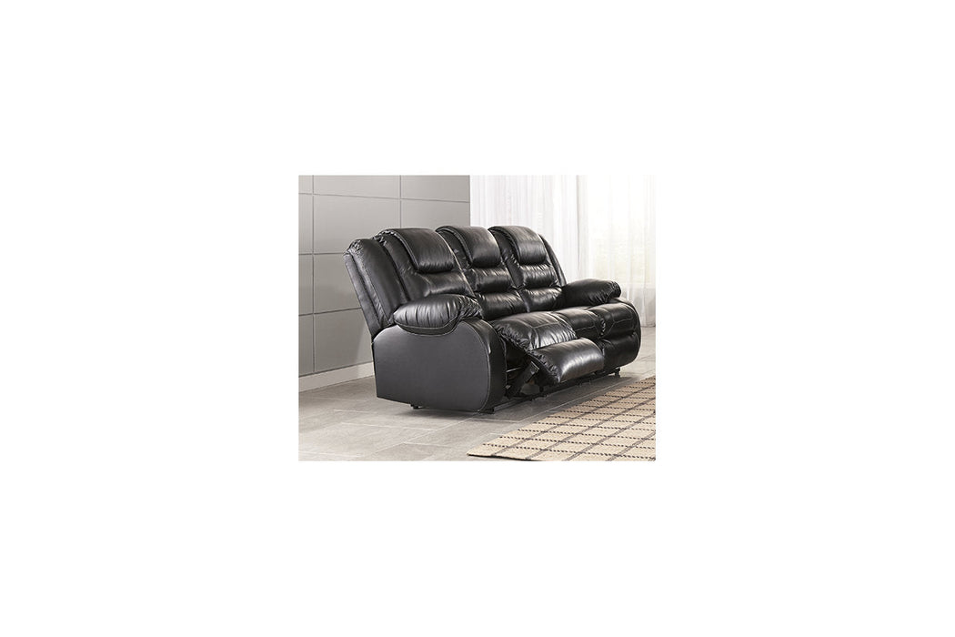 Vacherie Black Reclining Sofa - 7930888 - Vega Furniture