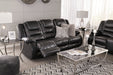 Vacherie Black Reclining Sofa - 7930888 - Vega Furniture