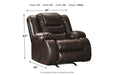 Vacherie Chocolate Recliner - 7930725 - Vega Furniture